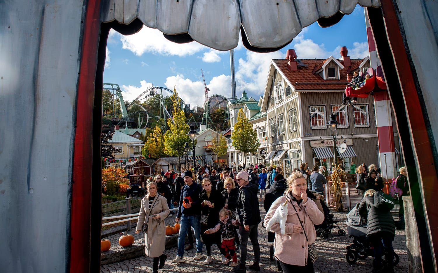 Liseberg i går och i dag. 